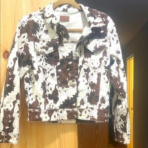 Judy Blue Brown and cream colored jacket size small